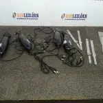 05 FACAS ELÉTRICAS MARCA MONDIAL. (NO ESTADO) ATENÇÃO! FAZER A VISITAÇÃO ANTES DE ARREMATAR, NÃO SABEMOS SE FUNCIONA, LEILÃO NÃO TEM GARANTIA E NEM DEVOLUÇÃO, SUJEITO A POSSÍVEIS AVARIAS VISÍVEIS/OCULTAS E/OU AUSÊNCIA DE COMPONENTES.