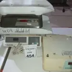02 BALANÇAS PEDIÁTRICAS. (NO ESTADO) ATENÇÃO! FAZER A VISITAÇÃO ANTES DE ARREMATAR, NÃO SABEMOS SE FUNCIONA, LEILÃO NÃO TEM GARANTIA E NEM DEVOLUÇÃO, SUJEITO A POSSÍVEIS AVARIAS VISÍVEIS/OCULTAS E/OU AUSÊNCIA DE COMPONENTES.