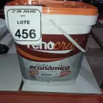 01 BALDE DE TINTA ECONÔMICA 16L NA COR BRANCO NEVE MARCA RENOCRIL. (NO ESTADO) ATENÇÃO! FAZER A VISITAÇÃO ANTES DE ARREMATAR, NÃO SABEMOS SE FUNCIONA, LEILÃO NÃO TEM GARANTIA E NEM DEVOLUÇÃO, SUJEITO A POSSÍVEIS AVARIAS VISÍVEIS/OCULTAS E/OU AUSÊNCIA DE COMPONENTES.
