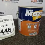 01 LATA DE ADESIVO DE CONTATO 2,80KG MARCA MAZA. (NO ESTADO) ATENÇÃO! FAZER A VISITAÇÃO ANTES DE ARREMATAR, NÃO SABEMOS SE FUNCIONA, LEILÃO NÃO TEM GARANTIA E NEM DEVOLUÇÃO, SUJEITO A POSSÍVEIS AVARIAS VISÍVEIS/OCULTAS E/OU AUSÊNCIA DE COMPONENTES.