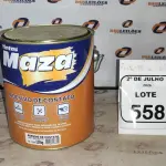 01 LATA DE ADESIVO DE CONTATO 2,80KG MARCA MAZA. (NO ESTADO) ATENÇÃO! FAZER A VISITAÇÃO ANTES DE ARREMATAR, NÃO SABEMOS SE FUNCIONA, LEILÃO NÃO TEM GARANTIA E NEM DEVOLUÇÃO, SUJEITO A POSSÍVEIS AVARIAS VISÍVEIS/OCULTAS E/OU AUSÊNCIA DE COMPONENTES.