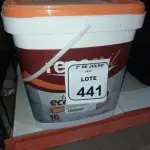 01 BALDE DE TINTA ECONÔMICA 16L NA COR BRANCO NEVE MARCA RENOCRIL. (NO ESTADO) ATENÇÃO! FAZER A VISITAÇÃO ANTES DE ARREMATAR, NÃO SABEMOS SE FUNCIONA, LEILÃO NÃO TEM GARANTIA E NEM DEVOLUÇÃO, SUJEITO A POSSÍVEIS AVARIAS VISÍVEIS/OCULTAS E/OU AUSÊNCIA DE COMPONENTES.