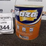 01 LATA DE ADESIVO DE CONTATO 2,80KG MARCA MAZA. (NO ESTADO) ATENÇÃO! FAZER A VISITAÇÃO ANTES DE ARREMATAR, NÃO SABEMOS SE FUNCIONA, LEILÃO NÃO TEM GARANTIA E NEM DEVOLUÇÃO, SUJEITO A POSSÍVEIS AVARIAS VISÍVEIS/OCULTAS E/OU AUSÊNCIA DE COMPONENTES.