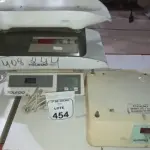 02 BALANÇAS PEDIÁTRICAS. (NO ESTADO) ATENÇÃO! FAZER A VISITAÇÃO ANTES DE ARREMATAR, NÃO SABEMOS SE FUNCIONA, LEILÃO NÃO TEM GARANTIA E NEM DEVOLUÇÃO, SUJEITO A POSSÍVEIS AVARIAS VISÍVEIS/OCULTAS E/OU AUSÊNCIA DE COMPONENTES.