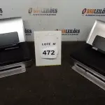  02 IMPRESSORAS HP OFFICEJET 100 MOBILI PRINTER.  (NO ESTADO) ATENÇÃO! FAZER A VISITAÇÃO ANTES DE ARREMATAR, NÃO SABEMOS SE FUNCIONA, LEILÃO NÃO TEM GARANTIA E NEM DEVOLUÇÃO, SUJEITO A POSSÍVEIS AVARIAS VISÍVEIS/OCULTAS E/OU AUSÊNCIA DE COMPONENTES.