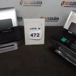  02 IMPRESSORAS HP OFFICEJET 100 MOBILI PRINTER.  (NO ESTADO) ATENÇÃO! FAZER A VISITAÇÃO ANTES DE ARREMATAR, NÃO SABEMOS SE FUNCIONA, LEILÃO NÃO TEM GARANTIA E NEM DEVOLUÇÃO, SUJEITO A POSSÍVEIS AVARIAS VISÍVEIS/OCULTAS E/OU AUSÊNCIA DE COMPONENTES.