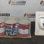 06 LATAS DE TINTA ACRÍLICA PREMIUM DE 800ML CADA NA COR BASE PASTEL. (NO ESTADO) ATENÇÃO! FAZER A VISITAÇÃO ANTES DE ARREMATAR, NÃO SABEMOS SE FUNCIONA, LEILÃO NÃO TEM GARANTIA E NEM DEVOLUÇÃO, SUJEITO A POSSÍVEIS AVARIAS VISÍVEIS/OCULTAS E/OU AUSÊNCIA DE COMPONENTES.