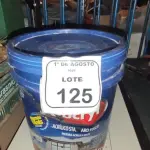 01 BALDE DE TINTA ACRÍLICA NA COR CÉU VERÃO FOSCO DE 18L MARCA DUCRYL. (NO ESTADO) ATENÇÃO! FAZER A VISITAÇÃO ANTES DE ARREMATAR, NÃO SABEMOS SE FUNCIONA, LEILÃO NÃO TEM GARANTIA E NEM DEVOLUÇÃO, SUJEITO A POSSÍVEIS AVARIAS VISÍVEIS/OCULTAS E/OU AUSÊNCIA DE COMPONENTES.