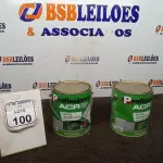 02 LATAS DE TINTA ACRÍLICA DE 3,6L NA COR LUAR DO SERTÃO FOSCO MARCA PROFISSIONAL ACR. (NO ESTADO) ATENÇÃO! FAZER A VISITAÇÃO ANTES DE ARREMATAR, NÃO SABEMOS SE FUNCIONA, LEILÃO NÃO TEM GARANTIA E NEM DEVOLUÇÃO, SUJEITO A POSSÍVEIS AVARIAS VISÍVEIS/OCULTAS E/OU AUSÊNCIA DE COMPONENTES.