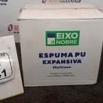 01 CAIXA COM 12 ESPUMAS PU EXPANSIVA DE 500ML CADA MARCA EIXO NOBRE. (NO ESTADO) ATENÇÃO! FAZER A VISITAÇÃO ANTES DE ARREMATAR, NÃO SABEMOS SE FUNCIONA, LEILÃO NÃO TEM GARANTIA E NEM DEVOLUÇÃO, SUJEITO A POSSÍVEIS AVARIAS VISÍVEIS/OCULTAS E/OU AUSÊNCIA DE COMPONENTES.