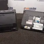 02 NOTEBOOKS PARA RETIRADA DE PEÇAS E 01 BOLSA. (NO ESTADO) ATENÇÃO! FAZER A VISITAÇÃO ANTES DE ARREMATAR, NÃO SABEMOS SE FUNCIONA, LEILÃO NÃO TEM GARANTIA E NEM DEVOLUÇÃO, SUJEITO A POSSÍVEIS AVARIAS VISÍVEIS/OCULTAS E/OU AUSÊNCIA DE COMPONENTES.