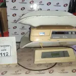 02 BALANÇAS PEDIÁTRICAS. (NO ESTADO) ATENÇÃO! FAZER A VISITAÇÃO ANTES DE ARREMATAR, NÃO SABEMOS SE FUNCIONA, LEILÃO NÃO TEM GARANTIA E NEM DEVOLUÇÃO, SUJEITO A POSSÍVEIS AVARIAS VISÍVEIS/OCULTAS E/OU AUSÊNCIA DE COMPONENTES.