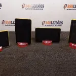 04 TABLETS SEM FONTE. (NO ESTADO) ATENÇÃO! FAZER A VISITAÇÃO ANTES DE ARREMATAR, NÃO SABEMOS SE FUNCIONA, LEILÃO NÃO TEM GARANTIA E NEM DEVOLUÇÃO, SUJEITO A POSSÍVEIS AVARIAS VISÍVEIS/OCULTAS E/OU AUSÊNCIA DE COMPONENTES.