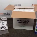 12 UNIDADES DE ESPUMA PU EXPANSIVA MULTIUSO DE 500ML CADA MARCA EIXO NOBRE. (NO ESTADO) ATENÇÃO! FAZER A VISITAÇÃO ANTES DE ARREMATAR, NÃO SABEMOS SE FUNCIONA, LEILÃO NÃO TEM GARANTIA E NEM DEVOLUÇÃO, SUJEITO A POSSÍVEIS AVARIAS VISÍVEIS/OCULTAS E/OU AUSÊNCIA DE COMPONENTES.