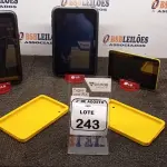 04 TABLETS SEM FONTE. (NO ESTADO) ATENÇÃO! FAZER A VISITAÇÃO ANTES DE ARREMATAR, NÃO SABEMOS SE FUNCIONA, LEILÃO NÃO TEM GARANTIA E NEM DEVOLUÇÃO, SUJEITO A POSSÍVEIS AVARIAS VISÍVEIS/OCULTAS E/OU AUSÊNCIA DE COMPONENTES.