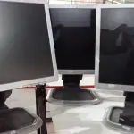03 MONITORES MODELO COMPAQ LA1951G MARCA HP. (NO ESTADO) ATENÇÃO! FAZER A VISITAÇÃO ANTES DE ARREMATAR, NÃO SABEMOS SE FUNCIONA, LEILÃO NÃO TEM GARANTIA E NEM DEVOLUÇÃO, SUJEITO A POSSÍVEIS AVARIAS VISÍVEIS/OCULTAS E/OU AUSÊNCIA DE COMPONENTES.