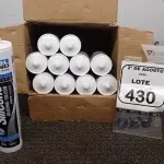 12 BISNAGAS DE ADESIVO SILICONE PRETO 280G CADA MARCA TEK BOND. (NO ESTADO) ATENÇÃO! FAZER A VISITAÇÃO ANTES DE ARREMATAR, NÃO SABEMOS SE FUNCIONA, LEILÃO NÃO TEM GARANTIA E NEM DEVOLUÇÃO, SUJEITO A POSSÍVEIS AVARIAS VISÍVEIS/OCULTAS E/OU AUSÊNCIA DE COMPONENTES.