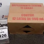 12 LATAS DE REMOVEDORES DE TINTAS E TEXTURA DE 900ML CADA. (NO ESTADO) ATENÇÃO! FAZER A VISITAÇÃO ANTES DE ARREMATAR, NÃO SABEMOS SE FUNCIONA, LEILÃO NÃO TEM GARANTIA E NEM DEVOLUÇÃO, SUJEITO A POSSÍVEIS AVARIAS VISÍVEIS/OCULTAS E/OU AUSÊNCIA DE COMPONENTES.