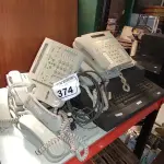 01 MÁQUINA DE ESCREVER MODELO ET 121 MARCA OLIVETTI E VÁRIOS APARELHOS TE TELEFONE. (NO ESTADO) ATENÇÃO! FAZER A VISITAÇÃO ANTES DE ARREMATAR, NÃO SABEMOS SE FUNCIONA, LEILÃO NÃO TEM GARANTIA E NEM DEVOLUÇÃO, SUJEITO A POSSÍVEIS AVARIAS VISÍVEIS/OCULTAS E/OU AUSÊNCIA DE COMPONENTES.