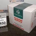 24 UNIDADES DE SILICONE ACÉTICO INCOLOR COM 240G CADA MARCA MONUMENTAL. (NO ESTADO) ATENÇÃO! FAZER A VISITAÇÃO ANTES DE ARREMATAR, NÃO SABEMOS SE FUNCIONA, LEILÃO NÃO TEM GARANTIA E NEM DEVOLUÇÃO, SUJEITO A POSSÍVEIS AVARIAS VISÍVEIS/OCULTAS E/OU AUSÊNCIA DE COMPONENTES.