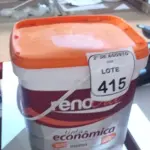 01 BALDE DE TINTA ECONÔMICA 16L NA COR BRANCO NEVE MARCA RENOCRIL. (NO ESTADO) ATENÇÃO! FAZER A VISITAÇÃO ANTES DE ARREMATAR, NÃO SABEMOS SE FUNCIONA, LEILÃO NÃO TEM GARANTIA E NEM DEVOLUÇÃO, SUJEITO A POSSÍVEIS AVARIAS VISÍVEIS/OCULTAS E/OU AUSÊNCIA DE COMPONENTES.