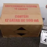 12 LATAS DE REMOVEDORES DE TINTAS E TEXTURA DE 900ML CADA. (NO ESTADO) ATENÇÃO! FAZER A VISITAÇÃO ANTES DE ARREMATAR, NÃO SABEMOS SE FUNCIONA, LEILÃO NÃO TEM GARANTIA E NEM DEVOLUÇÃO, SUJEITO A POSSÍVEIS AVARIAS VISÍVEIS/OCULTAS E/OU AUSÊNCIA DE COMPONENTES.