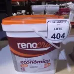 01 BALDE DE TINTA ECONÔMICA 16L NA COR BRANCO NEVE MARCA RENOCRIL. (NO ESTADO) ATENÇÃO! FAZER A VISITAÇÃO ANTES DE ARREMATAR, NÃO SABEMOS SE FUNCIONA, LEILÃO NÃO TEM GARANTIA E NEM DEVOLUÇÃO, SUJEITO A POSSÍVEIS AVARIAS VISÍVEIS/OCULTAS E/OU AUSÊNCIA DE COMPONENTES.