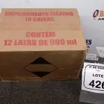 12 LATAS DE REMOVEDORES DE TINTAS E TEXTURA DE 900ML CADA. (NO ESTADO) ATENÇÃO! FAZER A VISITAÇÃO ANTES DE ARREMATAR, NÃO SABEMOS SE FUNCIONA, LEILÃO NÃO TEM GARANTIA E NEM DEVOLUÇÃO, SUJEITO A POSSÍVEIS AVARIAS VISÍVEIS/OCULTAS E/OU AUSÊNCIA DE COMPONENTES.