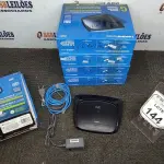 05 ROUTERS DE BANDA LARGA MARCA CISCO. (NO ESTADO) ATENÇÃO! FAZER A VISITAÇÃO ANTES DE ARREMATAR, NÃO SABEMOS SE FUNCIONA, LEILÃO NÃO TEM GARANTIA E NEM DEVOLUÇÃO, SUJEITO A POSSÍVEIS AVARIAS VISÍVEIS/OCULTAS E/OU AUSÊNCIA DE COMPONENTES.