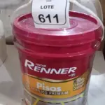 01 BALDE DE TINTA DE PISOS ACRÍLICA NA COR VERMELHO SEGURANÇA FOSCO DE 18L MARCA RENNER. (NO ESTADO) ATENÇÃO! FAZER A VISITAÇÃO ANTES DE ARREMATAR, NÃO SABEMOS SE FUNCIONA, LEILÃO NÃO TEM GARANTIA E NEM DEVOLUÇÃO, SUJEITO A POSSÍVEIS AVARIAS VISÍVEIS/OCULTAS E/OU AUSÊNCIA DE COMPONENTES.