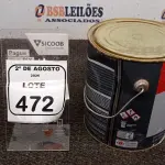 01 LATA DE ESMALTE SINTÉTICO METÁLICO PREMIUM NA COR OURO ANTIGO DE 3,6L MARCA LUZTOL. (NO ESTADO) ATENÇÃO! FAZER A VISITAÇÃO ANTES DE ARREMATAR, NÃO SABEMOS SE FUNCIONA, LEILÃO NÃO TEM GARANTIA E NEM DEVOLUÇÃO, SUJEITO A POSSÍVEIS AVARIAS VISÍVEIS/OCULTAS E/OU AUSÊNCIA DE COMPONENTES.