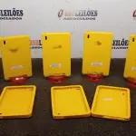 04 TABLETS SEM FONTE. (NO ESTADO) ATENÇÃO! FAZER A VISITAÇÃO ANTES DE ARREMATAR, NÃO SABEMOS SE FUNCIONA, LEILÃO NÃO TEM GARANTIA E NEM DEVOLUÇÃO, SUJEITO A POSSÍVEIS AVARIAS VISÍVEIS/OCULTAS E/OU AUSÊNCIA DE COMPONENTES.