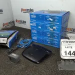 05 ROUTERS DE BANDA LARGA MARCA CISCO. (NO ESTADO) ATENÇÃO! FAZER A VISITAÇÃO ANTES DE ARREMATAR, NÃO SABEMOS SE FUNCIONA, LEILÃO NÃO TEM GARANTIA E NEM DEVOLUÇÃO, SUJEITO A POSSÍVEIS AVARIAS VISÍVEIS/OCULTAS E/OU AUSÊNCIA DE COMPONENTES.