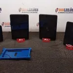 04 TABLETS DE MARCAS E MODELOS DIVERSOS. (NO ESTADO) ATENÇÃO! FAZER A VISITAÇÃO ANTES DE ARREMATAR, NÃO SABEMOS SE FUNCIONA, LEILÃO NÃO TEM GARANTIA E NEM DEVOLUÇÃO, SUJEITO A POSSÍVEIS AVARIAS VISÍVEIS/OCULTAS E/OU AUSÊNCIA DE COMPONENTES.