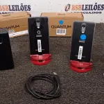 01 POWER BANK E 02 CELULARES MARCA QUANTUM. (NO ESTADO) ATENÇÃO! FAZER A VISITAÇÃO ANTES DE ARREMATAR, NÃO SABEMOS SE FUNCIONA, LEILÃO NÃO TEM GARANTIA E NEM DEVOLUÇÃO, SUJEITO A POSSÍVEIS AVARIAS VISÍVEIS/OCULTAS E/OU AUSÊNCIA DE COMPONENTES.