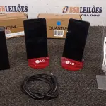 01 POWER BANK E 02 CELULARES MARCA QUANTUM. (NO ESTADO) ATENÇÃO! FAZER A VISITAÇÃO ANTES DE ARREMATAR, NÃO SABEMOS SE FUNCIONA, LEILÃO NÃO TEM GARANTIA E NEM DEVOLUÇÃO, SUJEITO A POSSÍVEIS AVARIAS VISÍVEIS/OCULTAS E/OU AUSÊNCIA DE COMPONENTES.