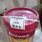 01 BALDE DE TINTA DE PISOS ACRÍLICA NA COR VERMELHO SEGURANÇA FOSCO DE 18L MARCA RENNER. (NO ESTADO) ATENÇÃO! FAZER A VISITAÇÃO ANTES DE ARREMATAR, NÃO SABEMOS SE FUNCIONA, LEILÃO NÃO TEM GARANTIA E NEM DEVOLUÇÃO, SUJEITO A POSSÍVEIS AVARIAS VISÍVEIS/OCULTAS E/OU AUSÊNCIA DE COMPONENTES.