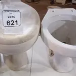 02 VASOS SANITÁRIOS. (NO ESTADO) ATENÇÃO! FAZER A VISITAÇÃO ANTES DE ARREMATAR, NÃO SABEMOS SE FUNCIONA, LEILÃO NÃO TEM GARANTIA E NEM DEVOLUÇÃO, SUJEITO A POSSÍVEIS AVARIAS VISÍVEIS/OCULTAS E/OU AUSÊNCIA DE COMPONENTES.