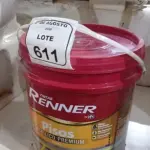 01 BALDE DE TINTA DE PISOS ACRÍLICA NA COR VERMELHO SEGURANÇA FOSCO DE 18L MARCA RENNER. (NO ESTADO) ATENÇÃO! FAZER A VISITAÇÃO ANTES DE ARREMATAR, NÃO SABEMOS SE FUNCIONA, LEILÃO NÃO TEM GARANTIA E NEM DEVOLUÇÃO, SUJEITO A POSSÍVEIS AVARIAS VISÍVEIS/OCULTAS E/OU AUSÊNCIA DE COMPONENTES.