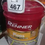 01 BALDE DE TINTA DE PISOS ACRÍLICA NA COR VERMELHO SEGURANÇA FOSCO DE 18L MARCA RENNER. (NO ESTADO) ATENÇÃO! FAZER A VISITAÇÃO ANTES DE ARREMATAR, NÃO SABEMOS SE FUNCIONA, LEILÃO NÃO TEM GARANTIA E NEM DEVOLUÇÃO, SUJEITO A POSSÍVEIS AVARIAS VISÍVEIS/OCULTAS E/OU AUSÊNCIA DE COMPONENTES.