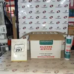 12 UNIDADES DE SILICONE ACÉTICO INCOLOR DE 240G CADA MARCA MONUMENTAL. (NO ESTADO) ATENÇÃO! FAZER A VISITAÇÃO ANTES DE ARREMATAR, NÃO SABEMOS SE FUNCIONA, LEILÃO NÃO TEM GARANTIA E NEM DEVOLUÇÃO, SUJEITO A POSSÍVEIS AVARIAS VISÍVEIS/OCULTAS E/OU AUSÊNCIA DE COMPONENTES.