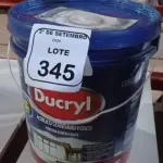 01 BALDE DE TINTA ACRÍLICA STANDARD NA COR MELÃO ROSA FOSCO DE 16L MARCA DUCRYL. (NO ESTADO) ATENÇÃO! FAZER A VISITAÇÃO ANTES DE ARREMATAR, NÃO SABEMOS SE FUNCIONA, LEILÃO NÃO TEM GARANTIA E NEM DEVOLUÇÃO, SUJEITO A POSSÍVEIS AVARIAS VISÍVEIS/OCULTAS E/OU AUSÊNCIA DE COMPONENTES.