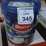 01 BALDE DE TINTA ACRÍLICA STANDARD NA COR MELÃO ROSA FOSCO DE 16L MARCA DUCRYL. (NO ESTADO) ATENÇÃO! FAZER A VISITAÇÃO ANTES DE ARREMATAR, NÃO SABEMOS SE FUNCIONA, LEILÃO NÃO TEM GARANTIA E NEM DEVOLUÇÃO, SUJEITO A POSSÍVEIS AVARIAS VISÍVEIS/OCULTAS E/OU AUSÊNCIA DE COMPONENTES.