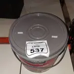 01 BALDE DE TINTA PVA NA COR BRANCA DE 14L MARCA MISTERLAR. (NO ESTADO) ATENÇÃO! FAZER A VISITAÇÃO ANTES DE ARREMATAR, NÃO SABEMOS SE FUNCIONA, LEILÃO NÃO TEM GARANTIA E NEM DEVOLUÇÃO, SUJEITO A POSSÍVEIS AVARIAS VISÍVEIS/OCULTAS E/OU AUSÊNCIA DE COMPONENTES.