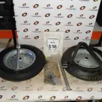 02 RODAS DE CARRINHO DE MÃO. (NO ESTADO) ATENÇÃO! FAZER A VISITAÇÃO ANTES DE ARREMATAR, NÃO SABEMOS SE FUNCIONA, LEILÃO NÃO TEM GARANTIA E NEM DEVOLUÇÃO, SUJEITO A POSSÍVEIS AVARIAS VISÍVEIS/OCULTAS E/OU AUSÊNCIA DE COMPONENTES.