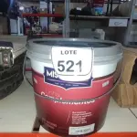 01 BALDE DE TINTA PVA NA COR BRANCA DE 14L MARCA MISTERLAR. (NO ESTADO) ATENÇÃO! FAZER A VISITAÇÃO ANTES DE ARREMATAR, NÃO SABEMOS SE FUNCIONA, LEILÃO NÃO TEM GARANTIA E NEM DEVOLUÇÃO, SUJEITO A POSSÍVEIS AVARIAS VISÍVEIS/OCULTAS E/OU AUSÊNCIA DE COMPONENTES.