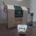 12 UNIDADES DE SILICONE ACÉTICO INCOLOR DE 240G CADA MARCA MONUMENTAL. (NO ESTADO) ATENÇÃO! FAZER A VISITAÇÃO ANTES DE ARREMATAR, NÃO SABEMOS SE FUNCIONA, LEILÃO NÃO TEM GARANTIA E NEM DEVOLUÇÃO, SUJEITO A POSSÍVEIS AVARIAS VISÍVEIS/OCULTAS E/OU AUSÊNCIA DE COMPONENTES.