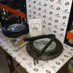 02 RODAS DE CARRINHO DE MÃO. (NO ESTADO) ATENÇÃO! FAZER A VISITAÇÃO ANTES DE ARREMATAR, NÃO SABEMOS SE FUNCIONA, LEILÃO NÃO TEM GARANTIA E NEM DEVOLUÇÃO, SUJEITO A POSSÍVEIS AVARIAS VISÍVEIS/OCULTAS E/OU AUSÊNCIA DE COMPONENTES.