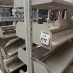 01 ESTANTE DE FERRO. (NO ESTADO) ATENÇÃO! FAZER A VISITAÇÃO ANTES DE ARREMATAR, NÃO SABEMOS SE FUNCIONA, LEILÃO NÃO TEM GARANTIA E NEM DEVOLUÇÃO, SUJEITO A POSSÍVEIS AVARIAS VISÍVEIS/OCULTAS E/OU AUSÊNCIA DE COMPONENTES.