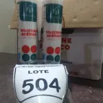 12 UNIDADES DE SILICONE ACÉTICO INCOLOR DE 240G CADA MARCA MONUMENTAL. (NO ESTADO) ATENÇÃO! FAZER A VISITAÇÃO ANTES DE ARREMATAR, NÃO SABEMOS SE FUNCIONA, LEILÃO NÃO TEM GARANTIA E NEM DEVOLUÇÃO, SUJEITO A POSSÍVEIS AVARIAS VISÍVEIS/OCULTAS E/OU AUSÊNCIA DE COMPONENTES.